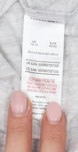 Barbie Women's White Long Sleeve T-Shirt Size 12