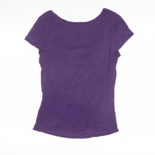 Phase Eight Women's Purple T-Shirt Size 14