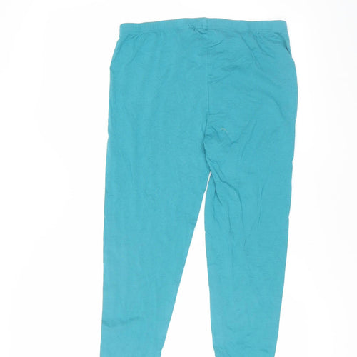 Weird Fish Women's Blue Jegging, Size 14, Elastic Waist