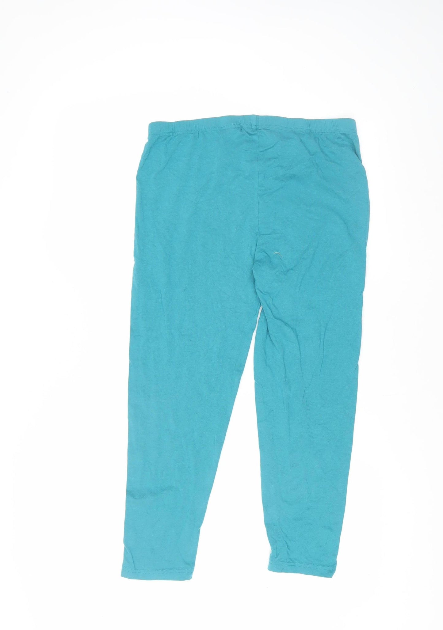 Weird Fish Women's Blue Jegging, Size 14, Elastic Waist