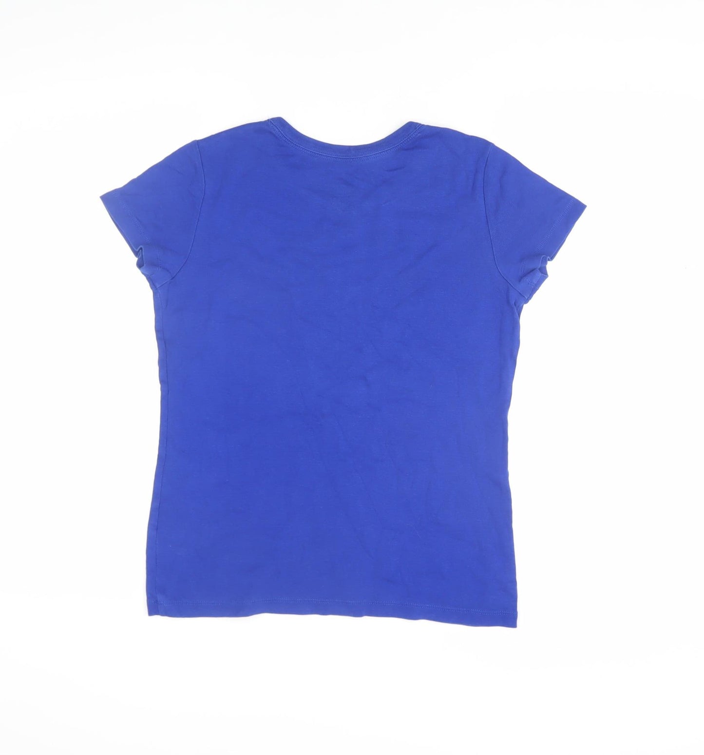 Lands' End Women's Blue XS Petite Basic T-Shirt