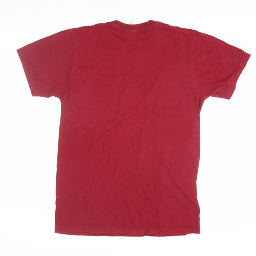 American Apparel Red Sports Graphic Men's M T-Shirt