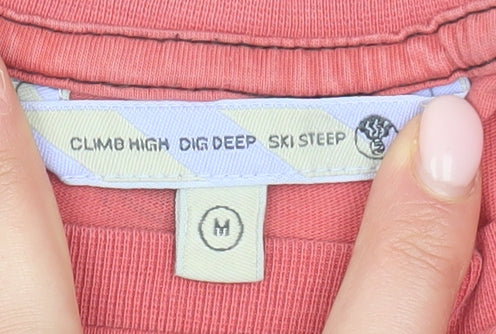 Fat Face Men's Red Graphic Short Sleeve T-Shirt, Medium