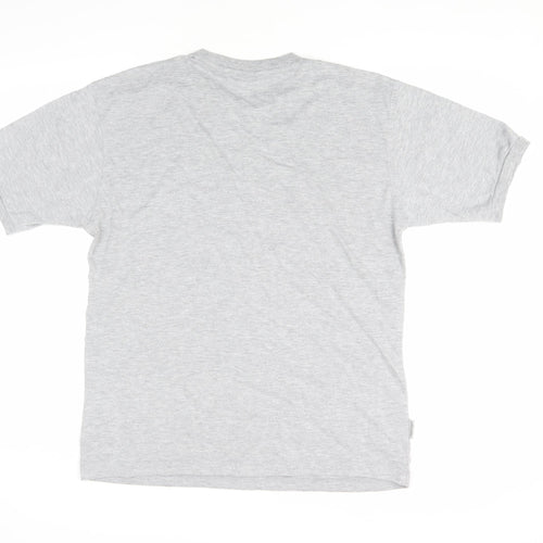Slazenger Men's Grey Crew Neck T-Shirt Medium