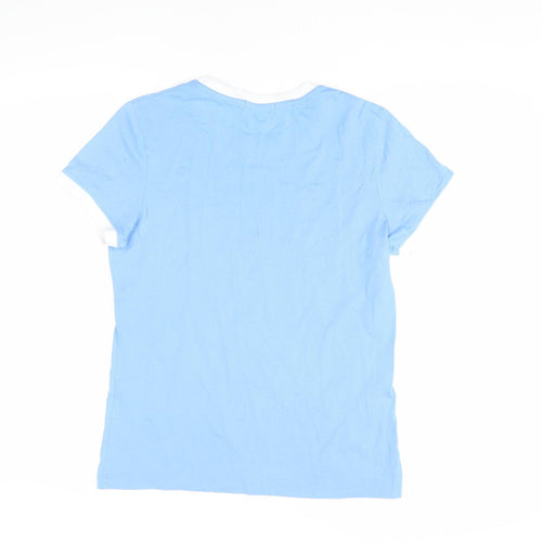 Brave Soul Women's Blue Ringer T-Shirt, Size S