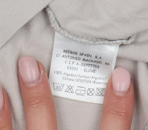 Reebok Unisex Beige Sleeveless Tank M Casual