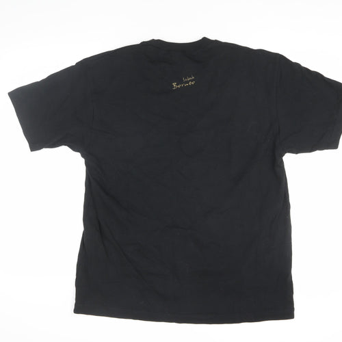 Borneo Men's Black XL Skull Graphic T-Shirt