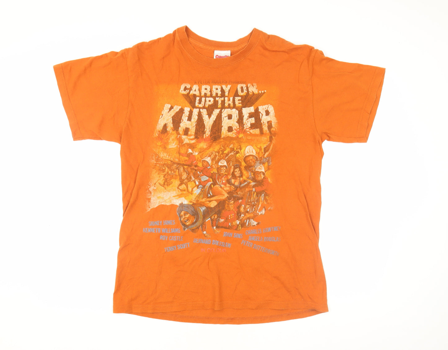 Carry On Men's Orange Movie Graphic T-Shirt M