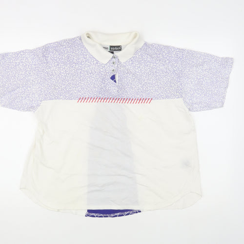Jamie Sadock Women's M Geometric Polo - Casual Summer Style