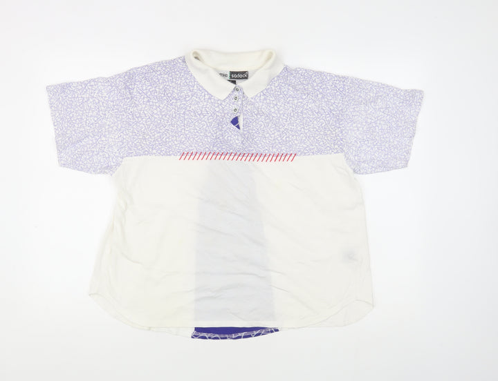 Jamie Sadock Women's M Geometric Polo - Casual Summer Style