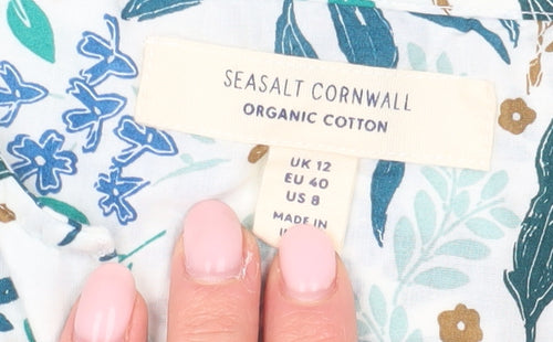 Seasalt Cornwall Women's Floral Tunic, Multicoloured, Size 12