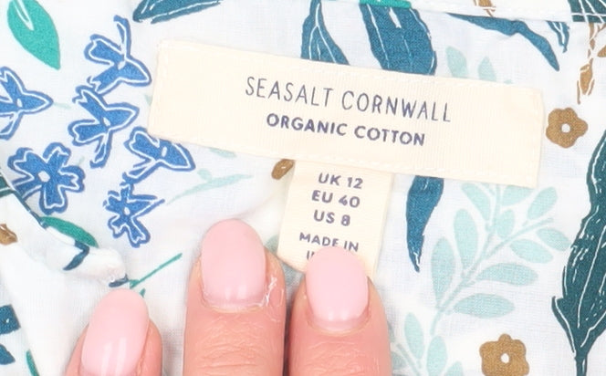 Seasalt Cornwall Women's Floral Tunic, Multicoloured, Size 12