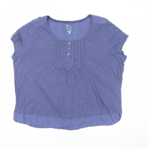 FatFace Women's Blue T-Shirt Size 20 Regular