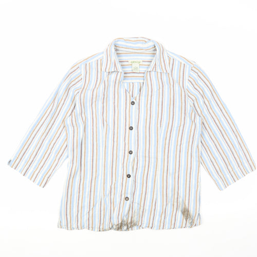 Orvis Women's Striped Button-Up Shirt, Size S
