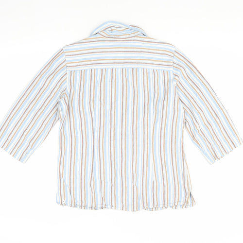 Orvis Women's Striped Button-Up Shirt, Size S