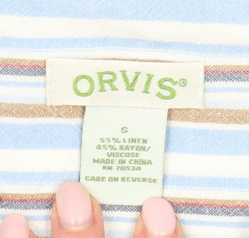 Orvis Women's Striped Button-Up Shirt, Size S