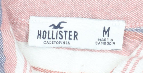Hollister Women's Multicoloured Striped Button-Up Shirt M
