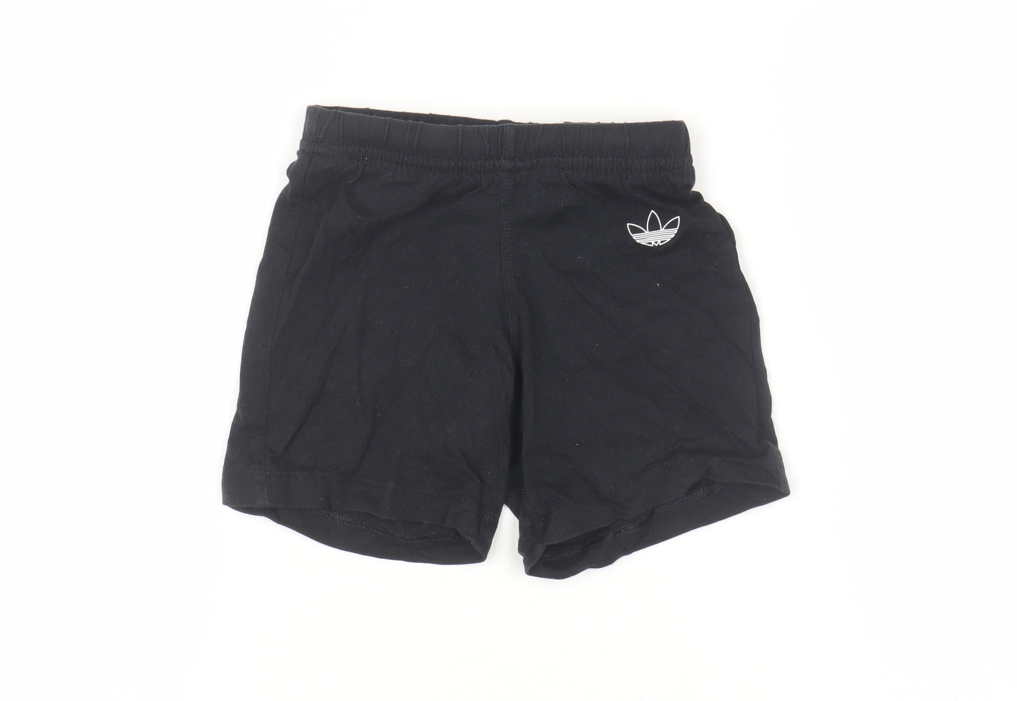 Adidas Black Unisex Baby Shorts 18 Months Cotton
