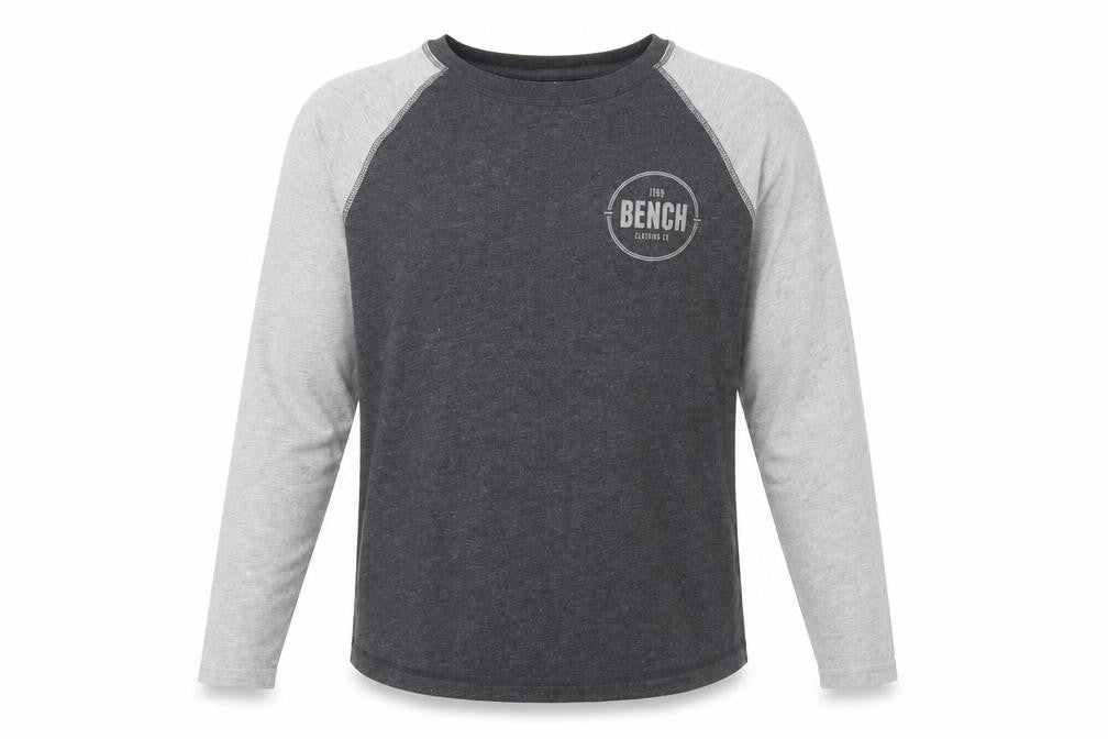 Front view of Bench Men's Long Sleeve T-shirt, size L