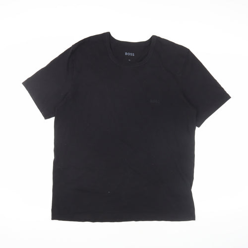 Boss Men’s Black T-Shirt XL Regular Fit