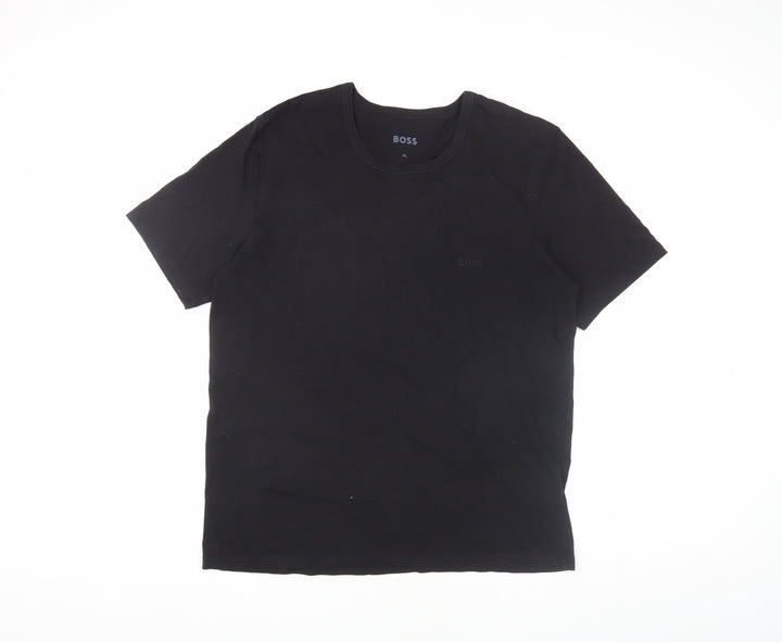 Boss Men’s Black T-Shirt XL Regular Fit