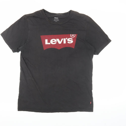 Levi's Men's Black Graphic Print T-Shirt M