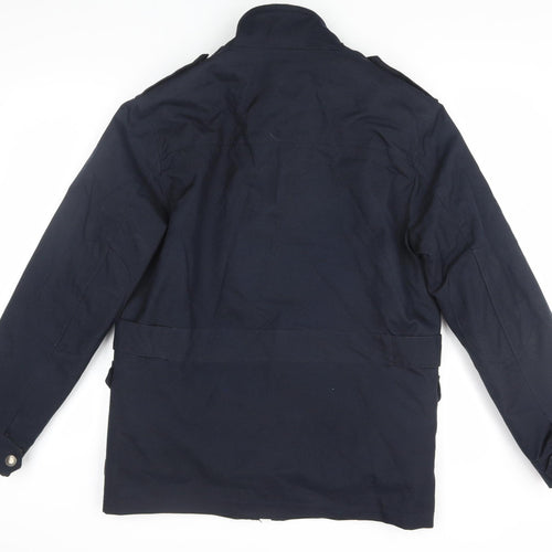 St. George by Duffer Men's Black Military Jacket S