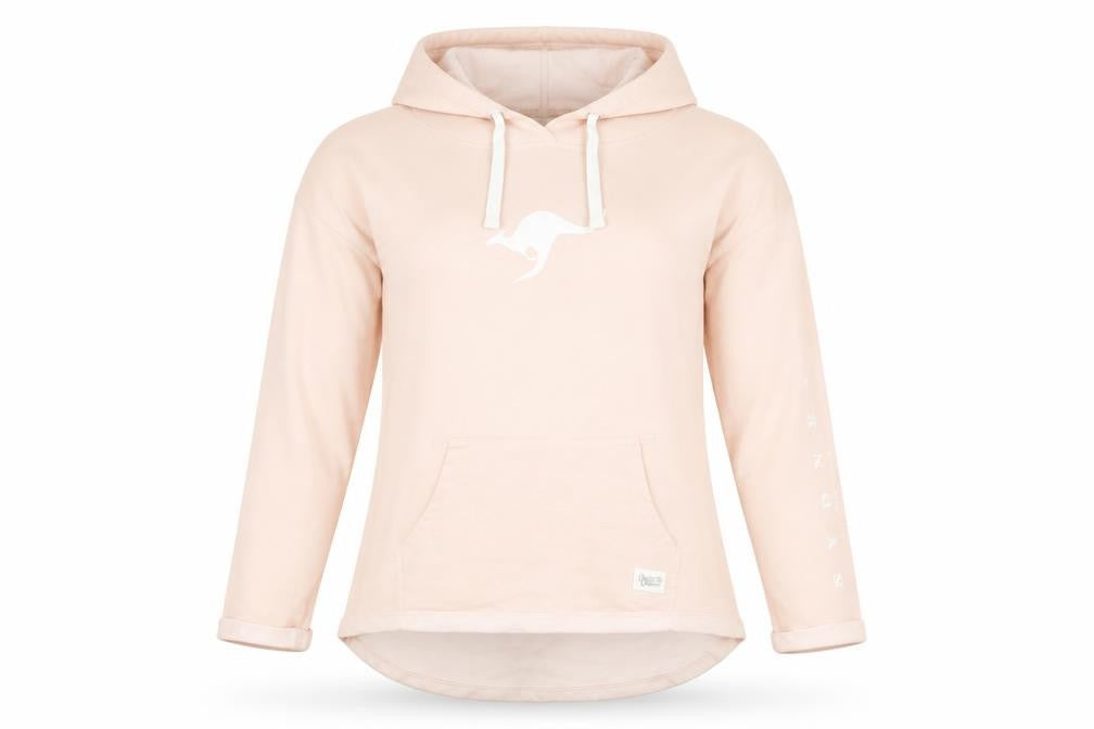 Front view of Pacific Creations Women's Pink Pullover Hoodie S