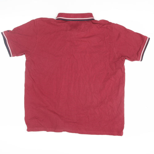 James Pringle Men's Red M Polo Shirt Short Sleeve