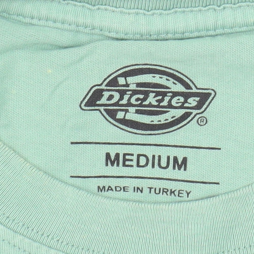 Dickies Men's Green Medium Crew Neck T-Shirt