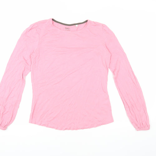 Boden Women's Pink Basic Long Sleeve T-Shirt UK 6