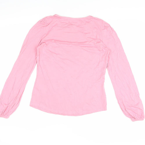 Boden Women's Pink Basic Long Sleeve T-Shirt UK 6