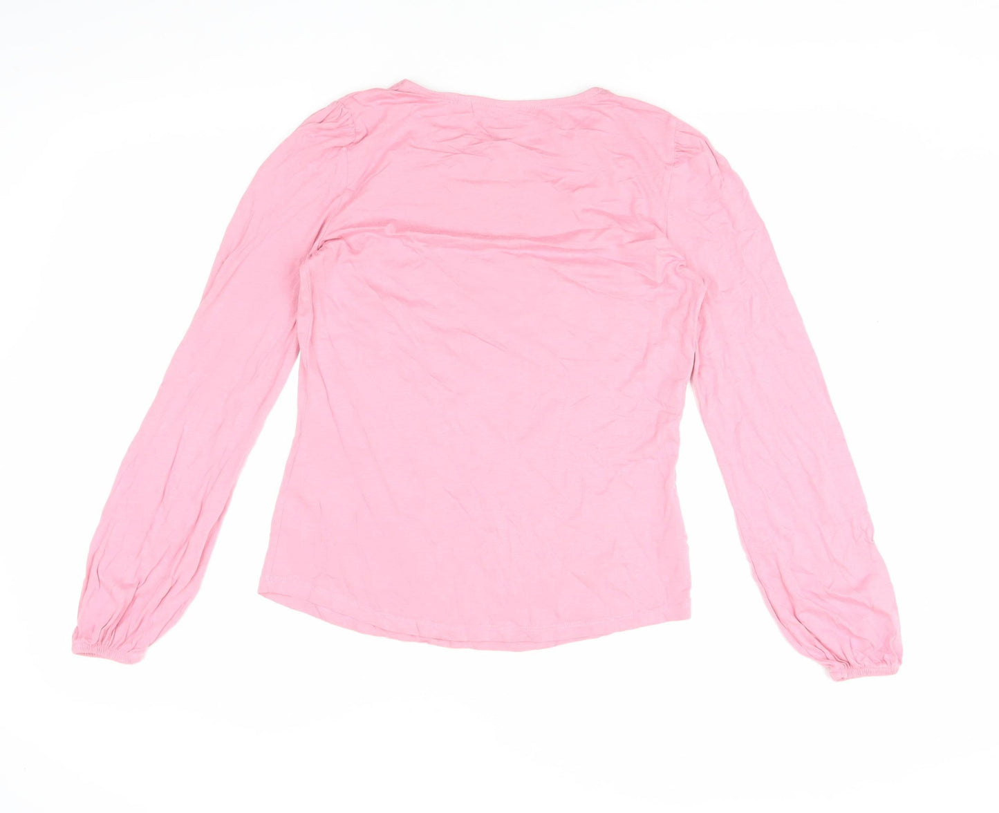 Boden Women's Pink Basic Long Sleeve T-Shirt UK 6