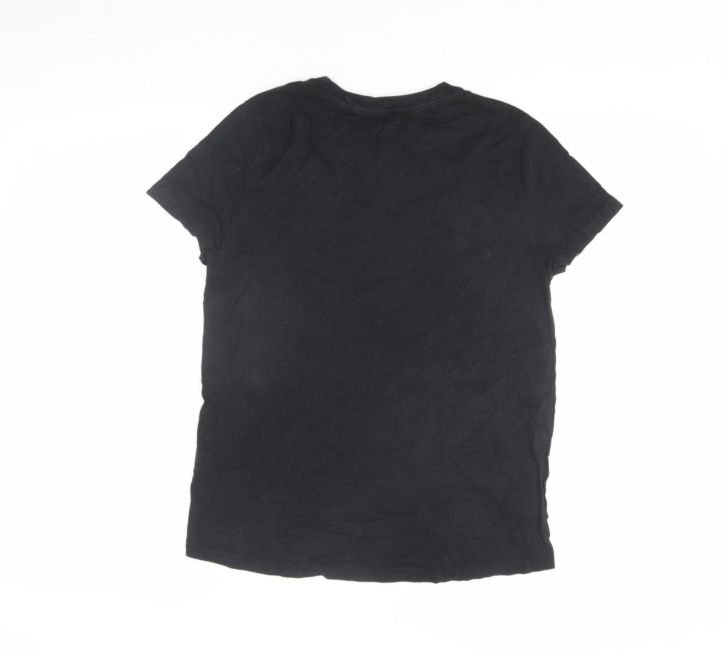 Disney Women's Black Mickey Mouse T-Shirt XS Casual