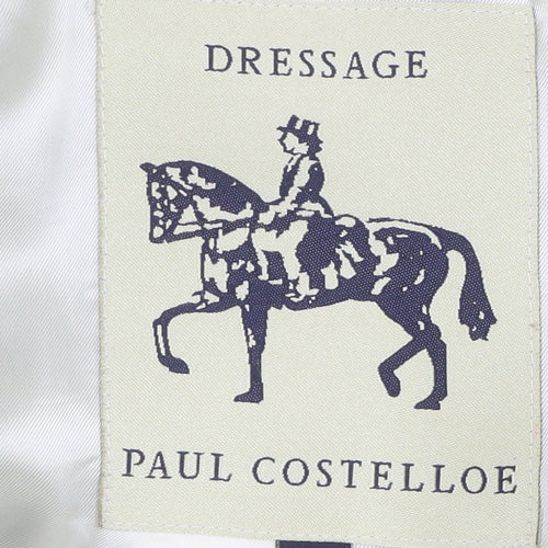 Paul Costelloe Women's Green Wool Overcoat - Size 10