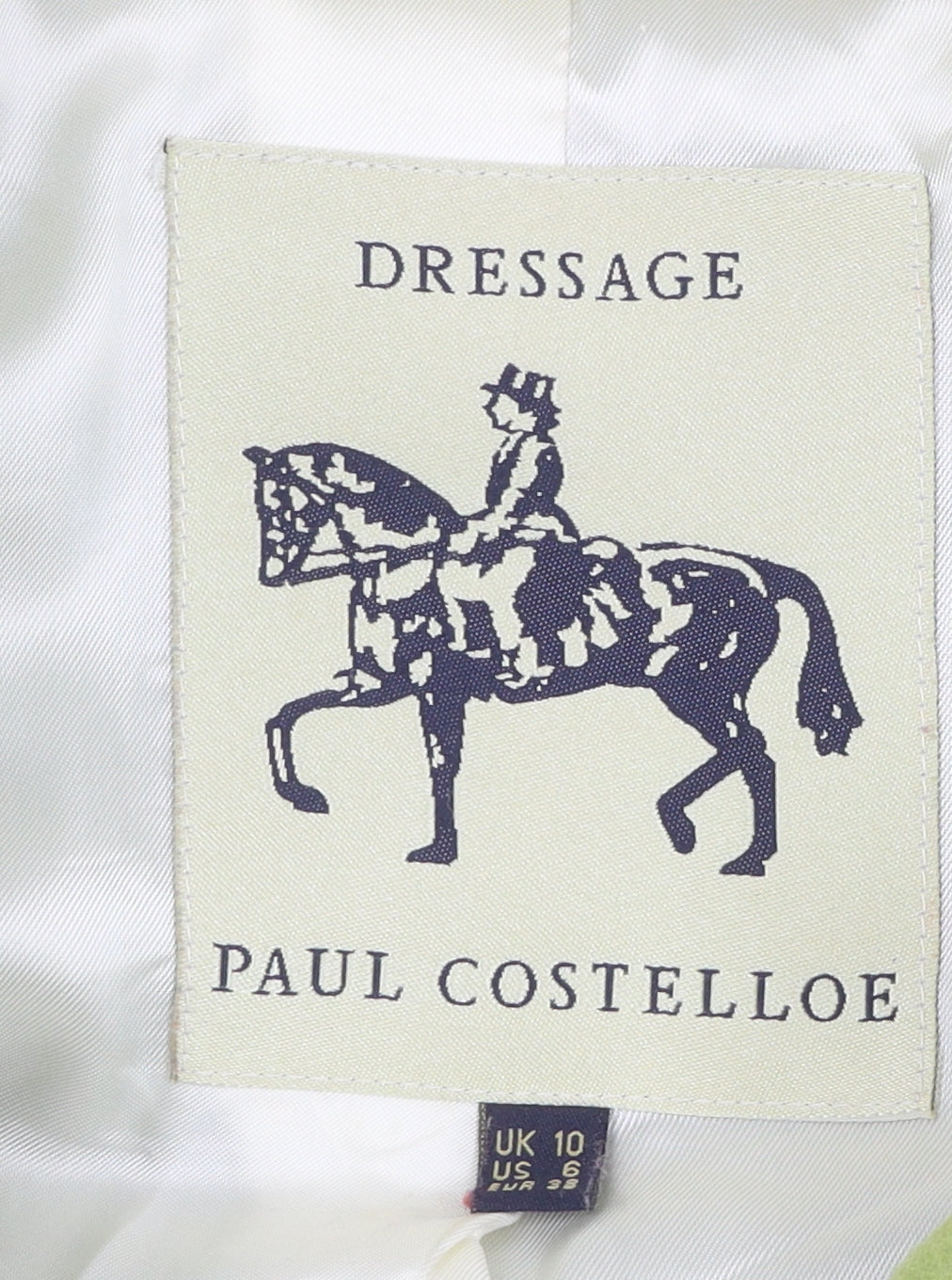 Paul Costelloe Women's Green Wool Overcoat - Size 10