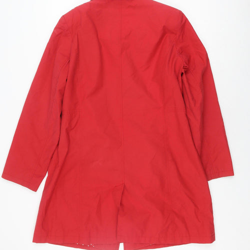 EWM Women's Red Mid-Length Overcoat Size 12