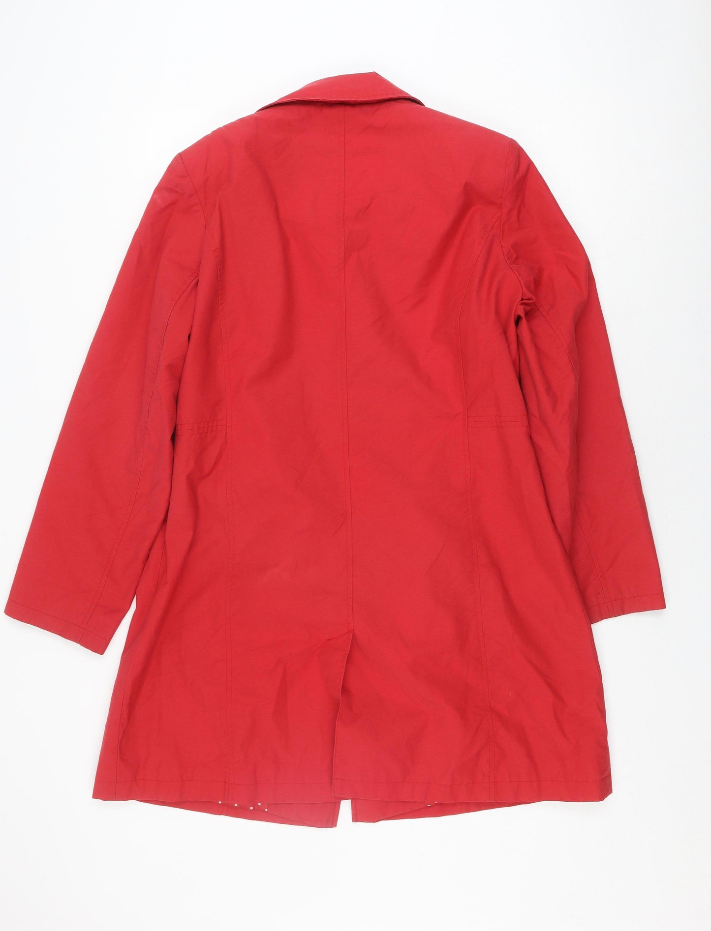 EWM Women's Red Mid-Length Overcoat Size 12