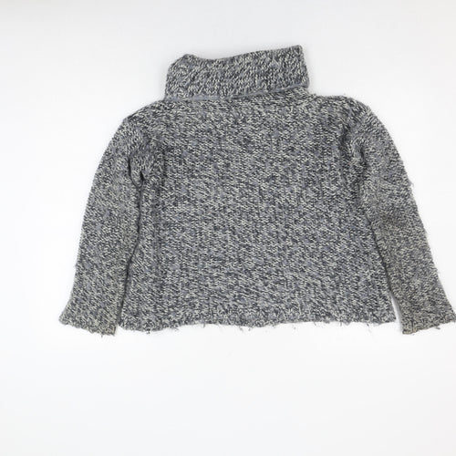 White Stuff Women's Grey Roll Neck Jumper M