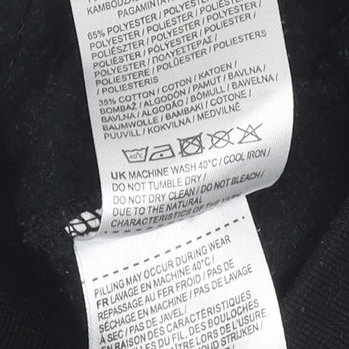 Slazenger Boys Black Pullover Hoodie, Size 11-12 Years