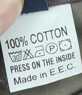 Paul Costelloe Womens Brown Straight Trousers Size 16