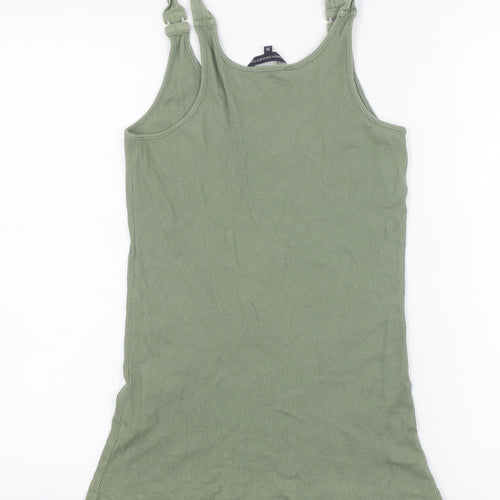 French Connection Women's Green Tank Top M