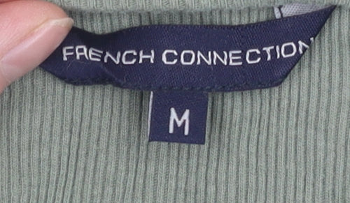 French Connection Women's Green Tank Top M