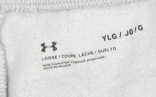 Under Armour Grey Joggers L, Relaxed Fit, Unisex Activewear