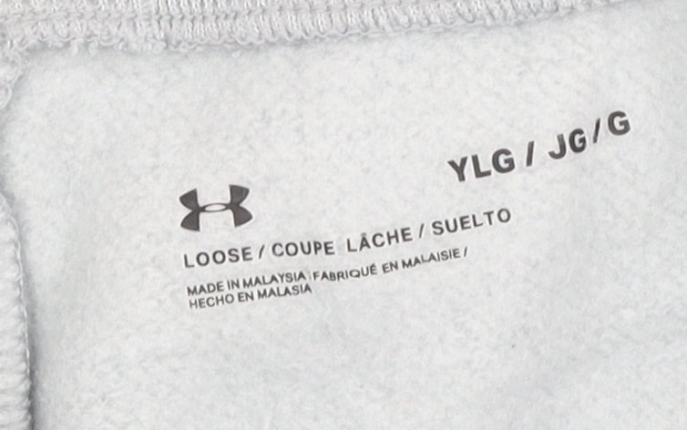 Under Armour Grey Joggers L, Relaxed Fit, Unisex Activewear
