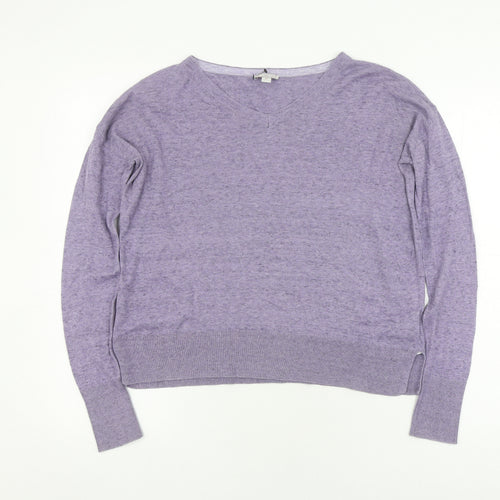 Gap Women's Purple Pullover Jumper XS
