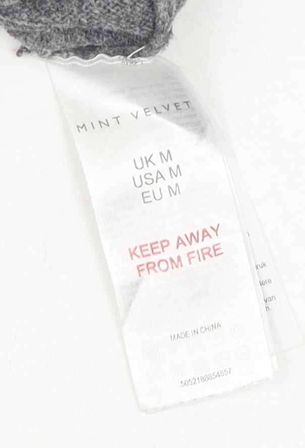 Mint Velvet Women's Grey Striped Pullover Jumper - M