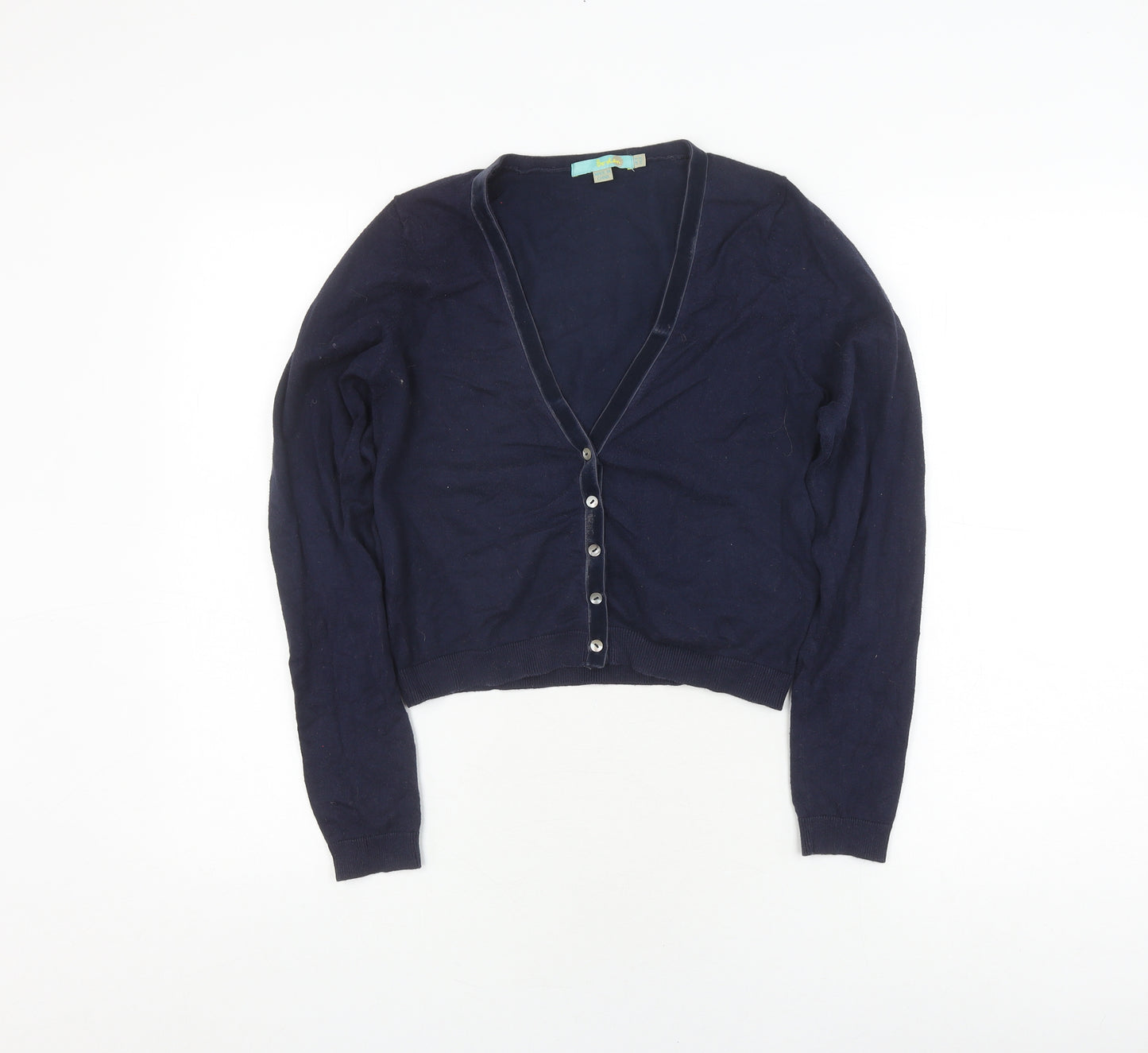 Boden Women's Blue V-Neck Cardigan Size 18