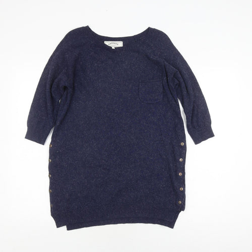 FatFace Women's Blue Pullover Jumper - Size 12