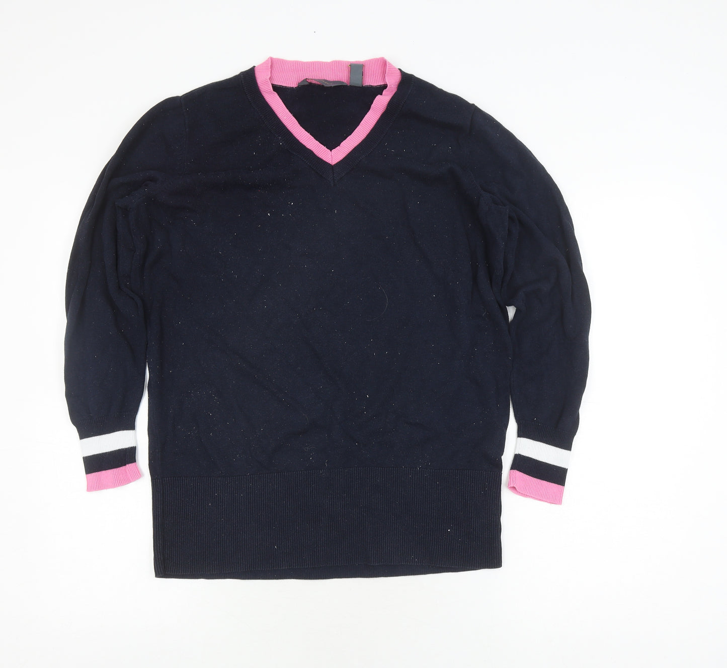 Ruth Langsford Women's Multicoloured V-Neck Jumper M